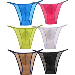 Lingerie elegante masculina de spandex, cueca brasileira, biquíni, abertura de perna alta, qualidade atrevida, conforto elevado, roupa íntima confiante