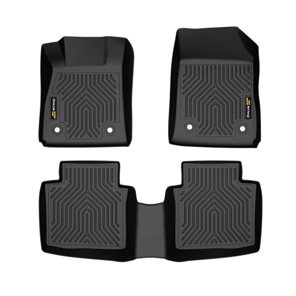 

3D Floor Mats Tpe Floor Liners 1St & 2Nd Row Fit for 2014-2020 Chevrolet Impala Anti-Slip Easy Clean Easy Installation