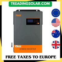 6.2KW Hybrid Solar Inverters 48V to 230VAC/380VAC Output Parallel UP To 12 Units PV 500VDC With MPPT 120A Solar Controller