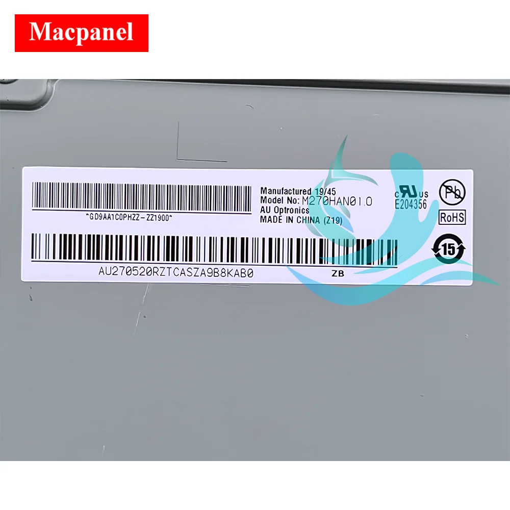 Imagem -06 - Painel Lcd para hp C0002la 27 Polegada M270han01.1 M270han02.6 M270han01.0 M270han01.2 M270han01.3