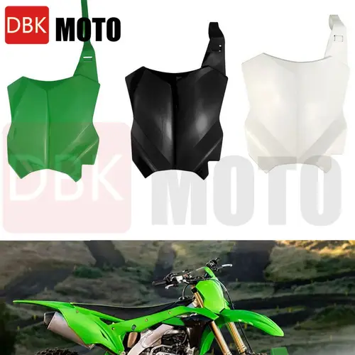 Imagen 1 del producto Cubierta de placa de matrícula frontal de plástico para motocicleta, para KAWASAKI KLX300R KX250 X KX250F KX450F 450 f SR 2016-2023 2024