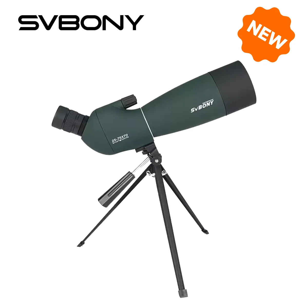 SVBONY SV28 PLUS Spotting Scopes 50/60/70 Monoculars Bak4 FMC IP65 Waterproof with Tripod for Archery Wildlife Watching