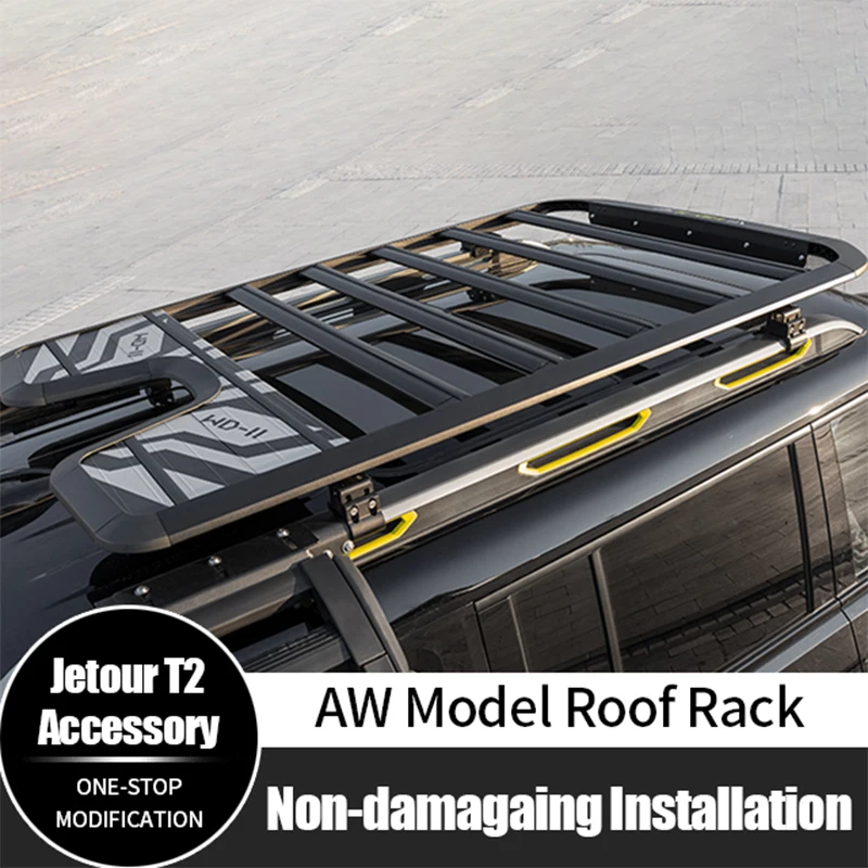 

Aluminium Awning Cargo Carrier Luggage Rack Car Roof Racks For Jetour T2 Traverler