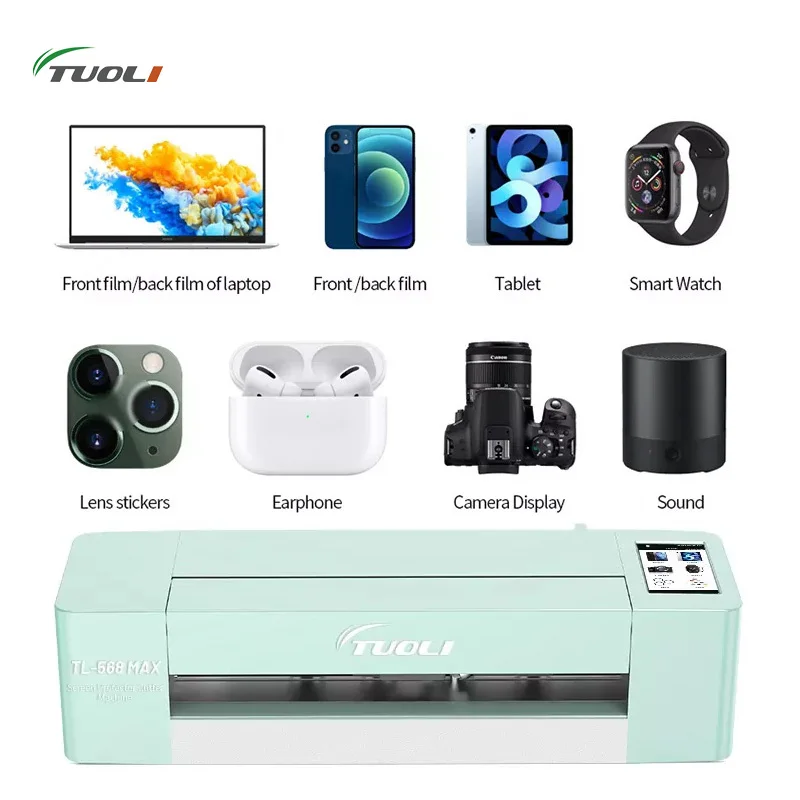 Tuoli TPU hidrogel filme corte máquina, móvel traseira pele adesivo, cortador plotter, Tl-568 Max, 16"