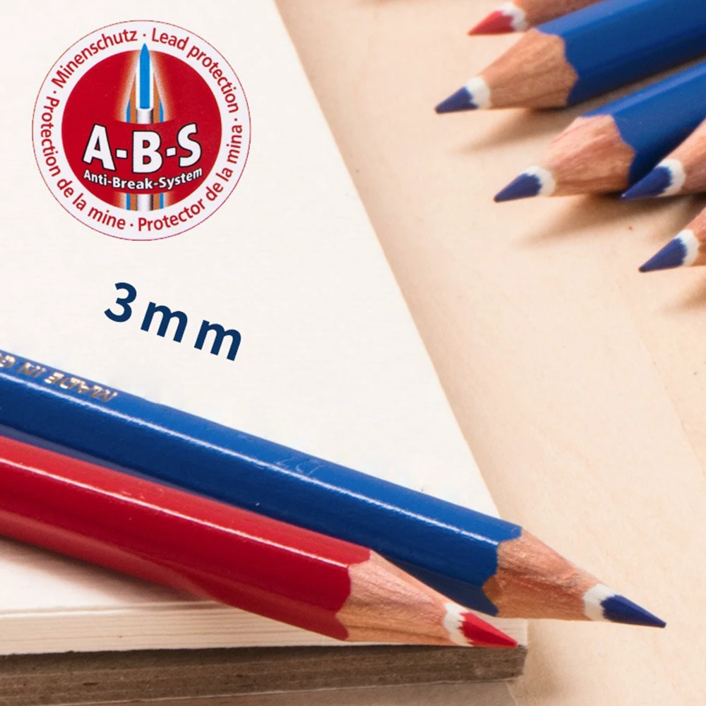 6/12pcs STAEDTLER Color Pencils Professional Drawing Anime Design 14450 Erasable Red Blue Anti Broken Lead School Art Supplies view 5