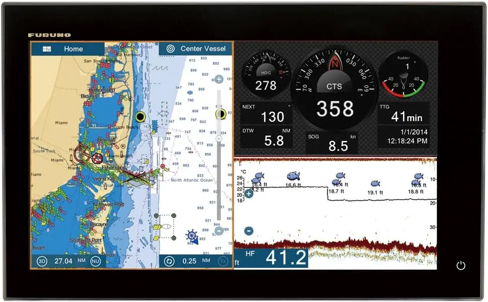 Best Quality Furuno Na-Net TZ-touch2 12.1 MFD Chart Plotter/Fish Finder