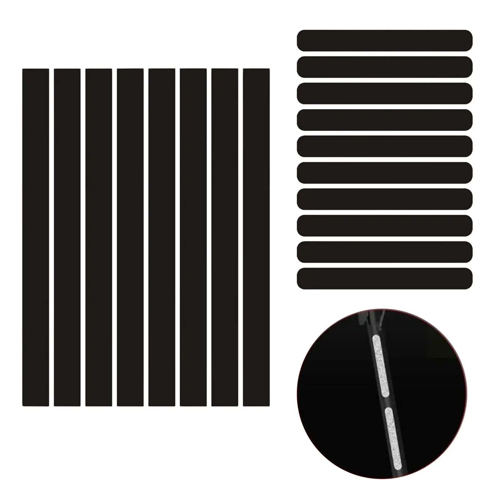 

Motorcycle Helmet Reflective Sticker Decals Self Adhesive Warning Reflective Sticker Decoration Ornament for Helmet Laptop