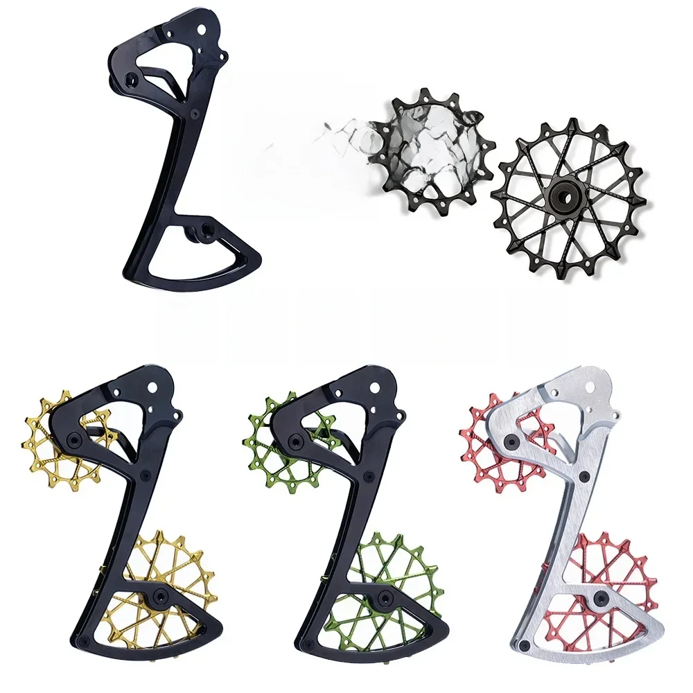 AliExpress garbaruk Mtb Road Rear Derailleur Cage Pulley Wheels for SRAM 11/12 speed Derailleur Oversized Bearing For NX GX X01 XX1 EAGLE AXS