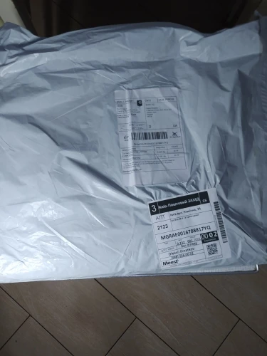 Customer review photo for Honeycomb Cat Litter Mat