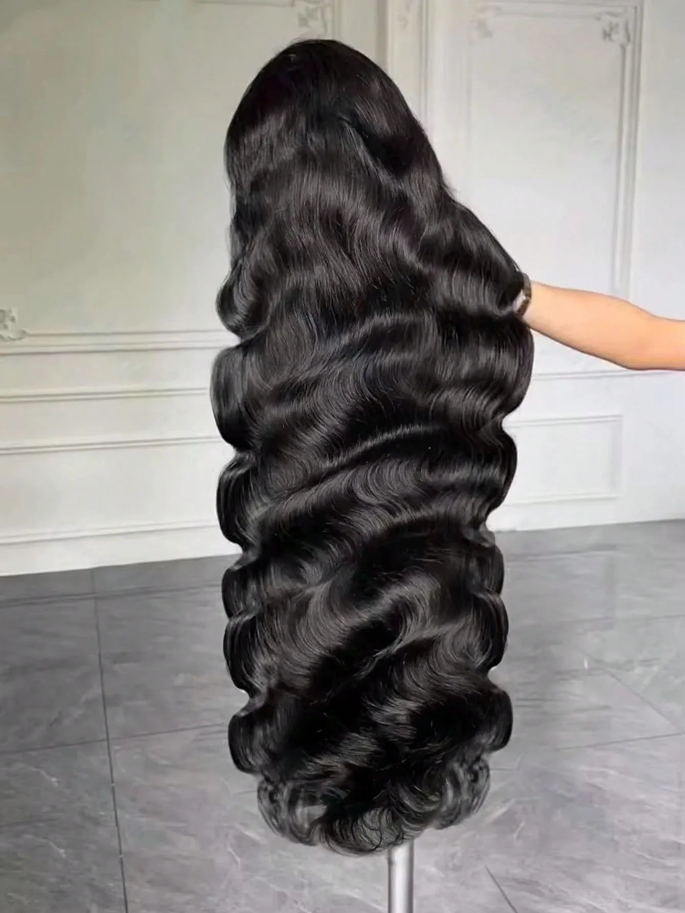 40Inch 200% Density 13x4 13x6 Body Wave Lace Front Wigs Human Hair Pre Plucked Human Hair Wigs For Women image 2