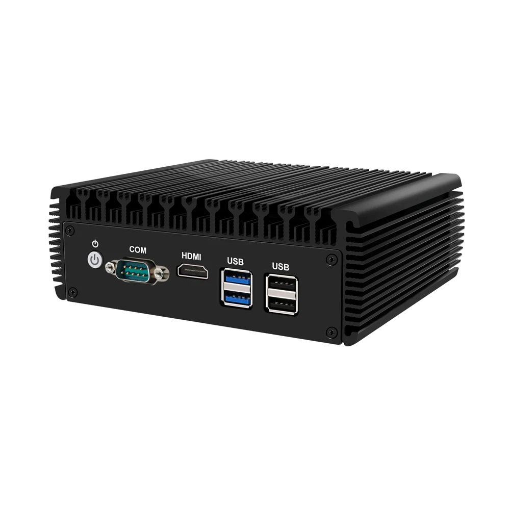 HUNSN Micro aparelho firewall, Mini PC, pFsense, Mikrotik, Intel I5 I7, RJ07, OPNsense, Ângulo, VPN, Roteador PC, AES-NI, 6LAN, COM, HD