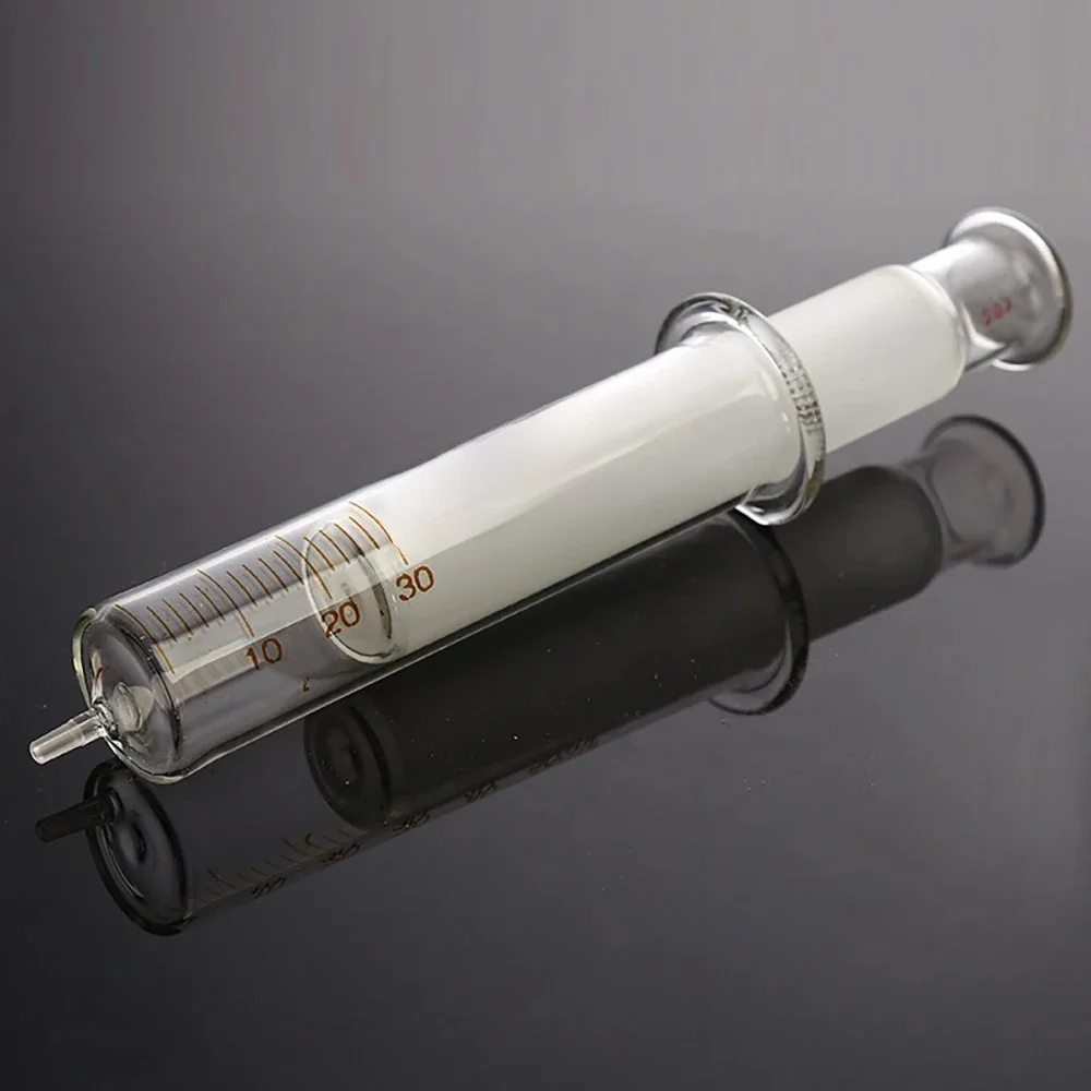 Seringues en verre pour aiguille métallique liquide, outils de mesure transparents 2ML 5ML 10ML 30ML, réparation de téléphone portable