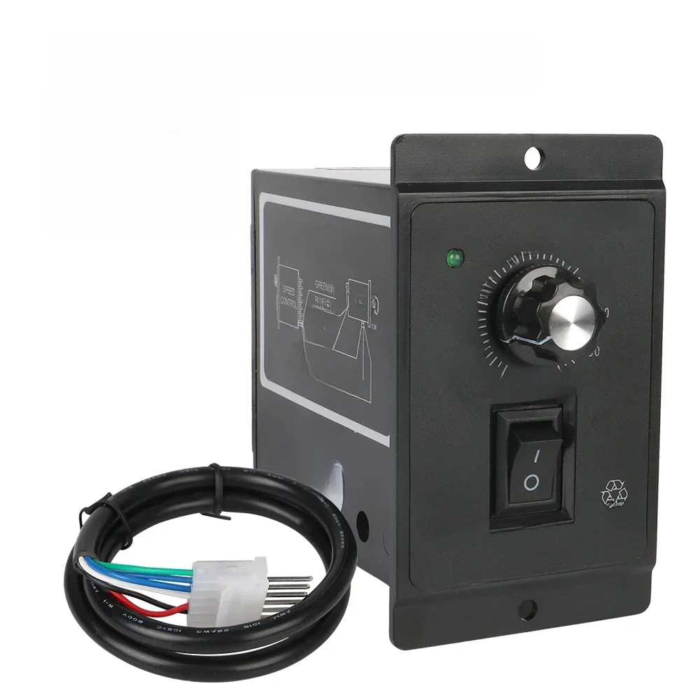 US-52 400W AC 220V 50/60Hz regulator prędkości AC regulator AC sterowanie silnikiem do przodu do tyłu z kondensatorem filtrującym prędkość silnika — zdjęcie 2