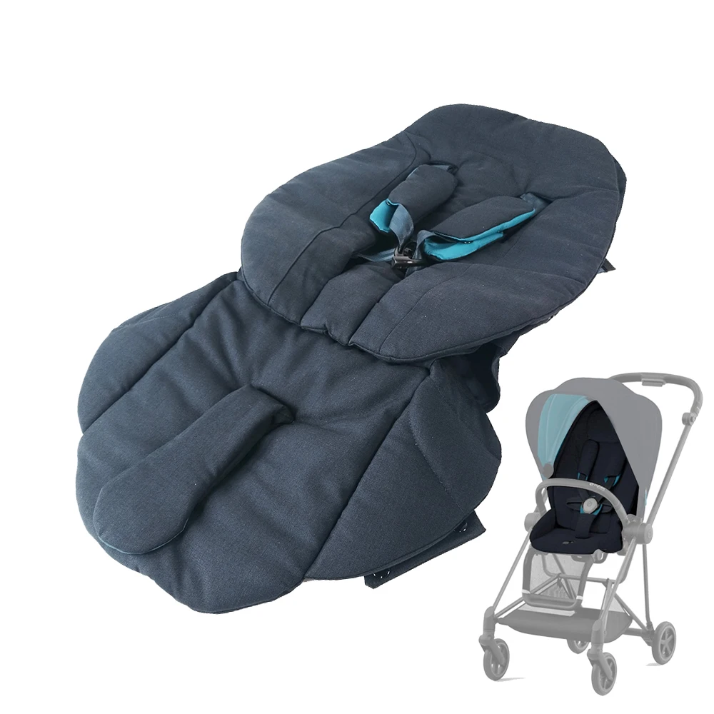 

Чехол для сиденья коляски Cybex Mios 3, комплект из 3-х чехлов, подушка для сиденья, цвет «полуночный синий», ткань, замена аксессуаров для детских колясок