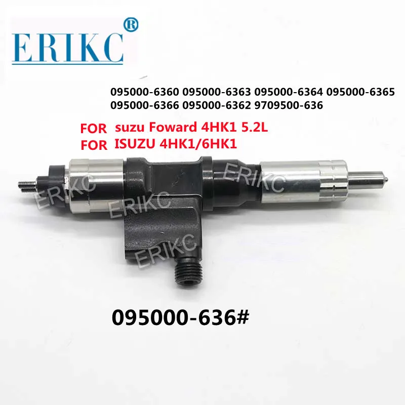 

ERIKC injector 095000-6365 Excavator Genuine Inyection Nozzle 095000-6363 095000-6364 095000-6365 for Isuzu