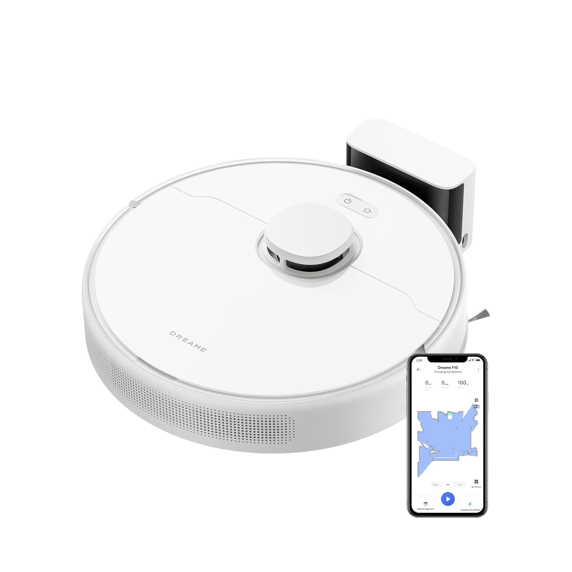 Dreame GoVac 200L 2-in-1 Robotic Vacuum & Mop — 13,000 Pa Vormax Suction, Smart Pathfinder Mapping & App Control for Carpet, Hardwood & Tile