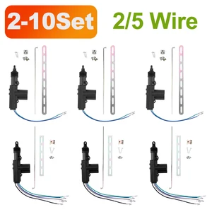 2-10Set Universal Car Remote Central Door Lock Actor Auto Heavy-Education 12V Power Locking System Single Waffen-Kit 10 Hauptverkaufsautomotive Electric Lock - №9