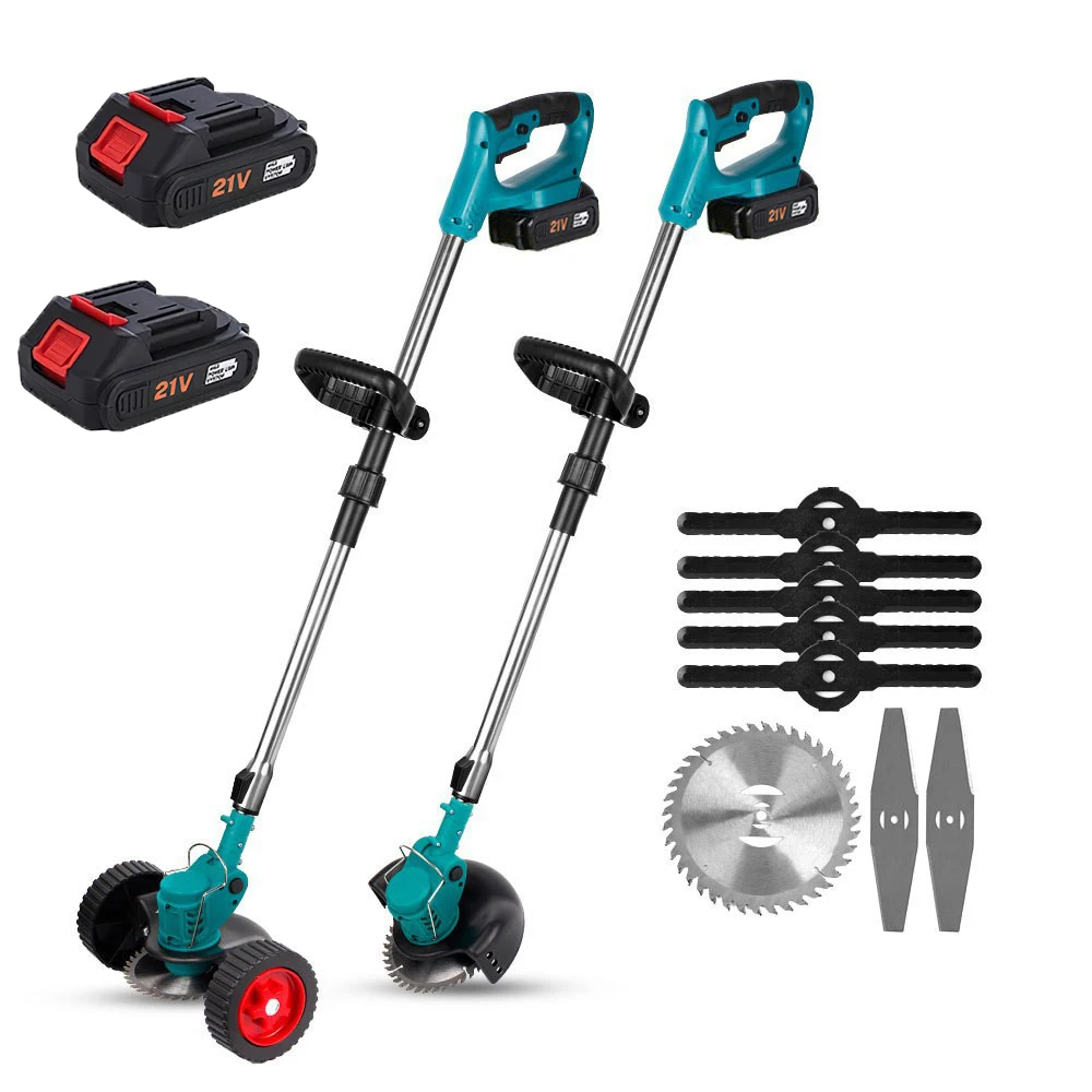 21V tosaerba elettrico semovente Cordless tagliaerba lunghezza regolabile attrezzo per la