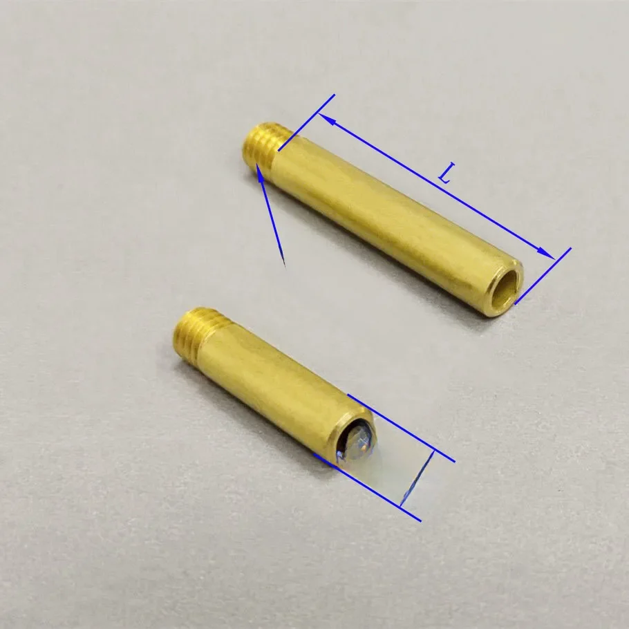 Tube creux en laiton fileté M5/M6/M8