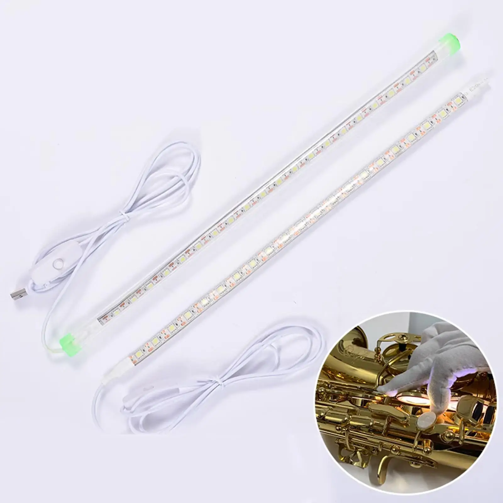 المهنية ساكس LED تسرب ضوء تستر مصباح لهب البلاستيك قذيفة الملحقات لإصلاح الساكسفون الناي الكلارينيت