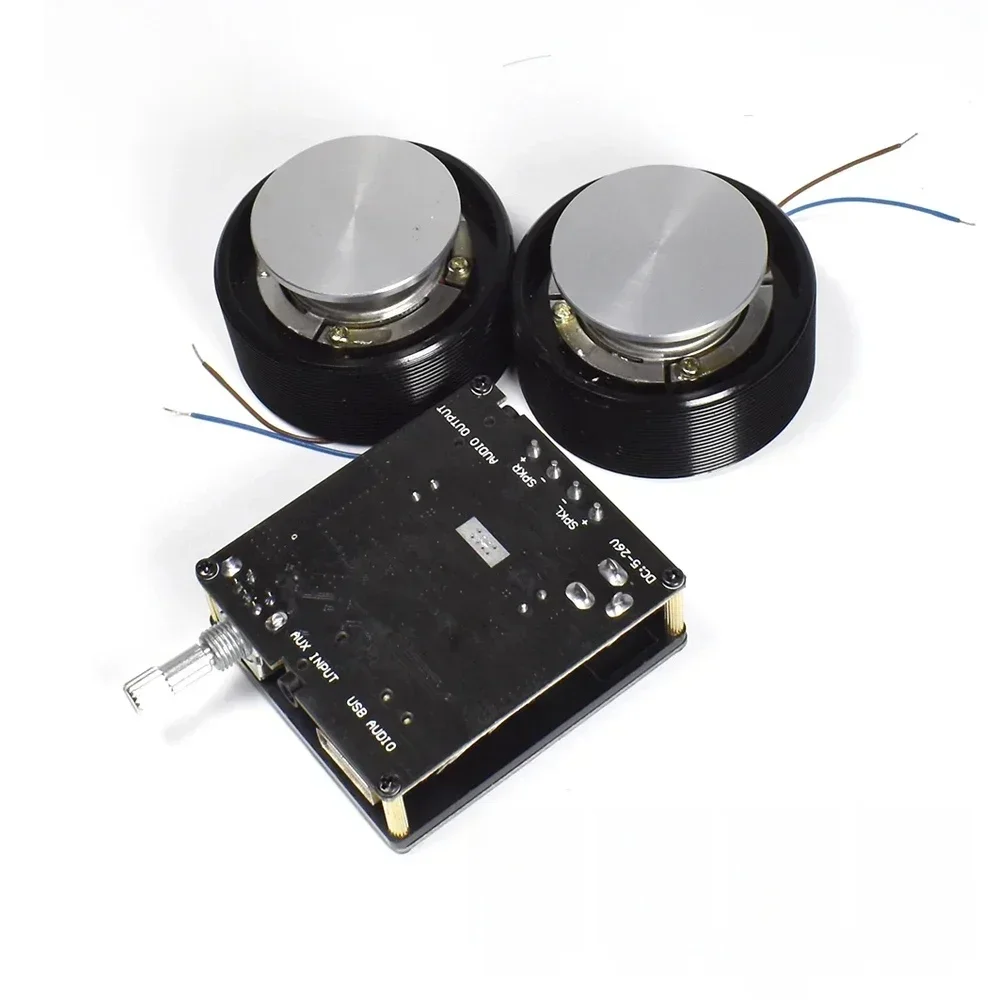 1 ensemble 50W 2.0 HIFI Vibration haut-parleur Portable stéréo Audio haut-parleur Bluetooth 5.0 classe D amplificateur système bricolage Home cinéma