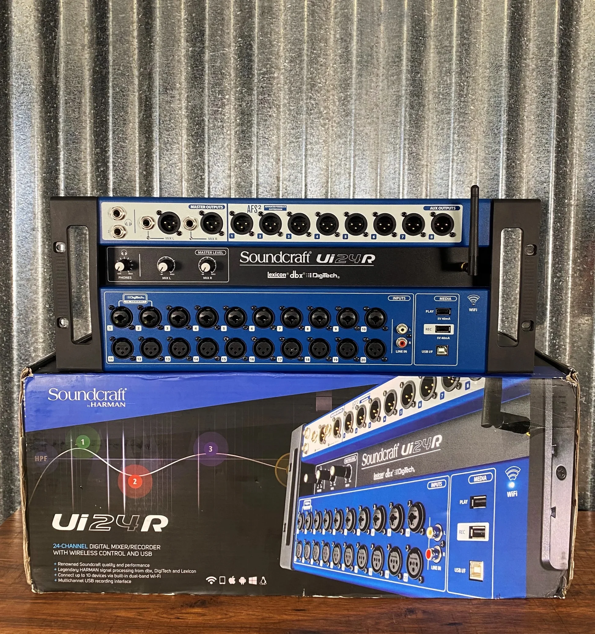 

BEST SALES Soundcraft Ui24r Wireless 24 Channel Digital Mixer USB-Multi Track Recorder