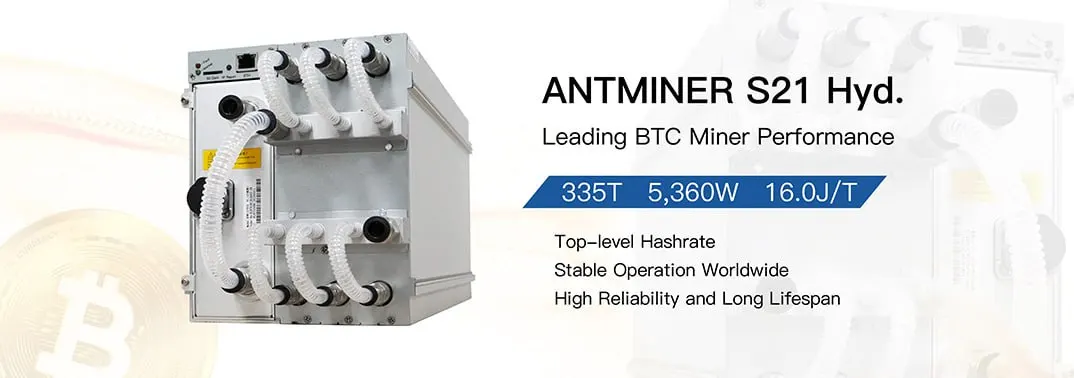 

Купите сейчас новинка купите 3 получите 2 бесплатно Bitmain Antminer S21 Hydro 335Th | Превосходная Майнинг биткоинов