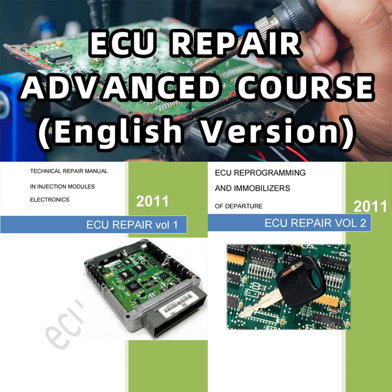 

ECU Repair Advanced Course E-book PDF Technical Repair Manual In Injection Modules Electronic ECU Reprogramming and Immobilizers