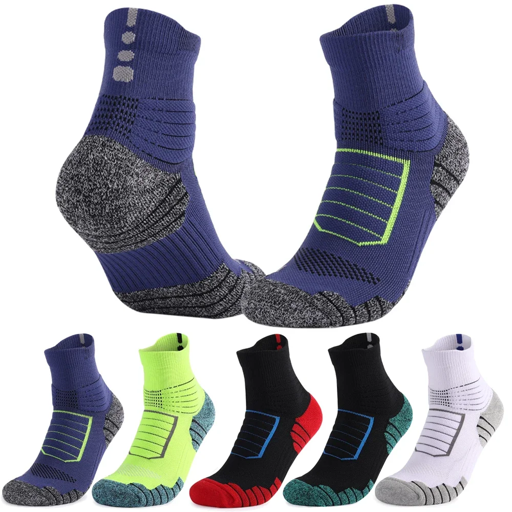 AliExpress 1 Pairs Cotton Professional Basketball Socks Sport For Men Thickened Towel Bottom Cycling Climbing