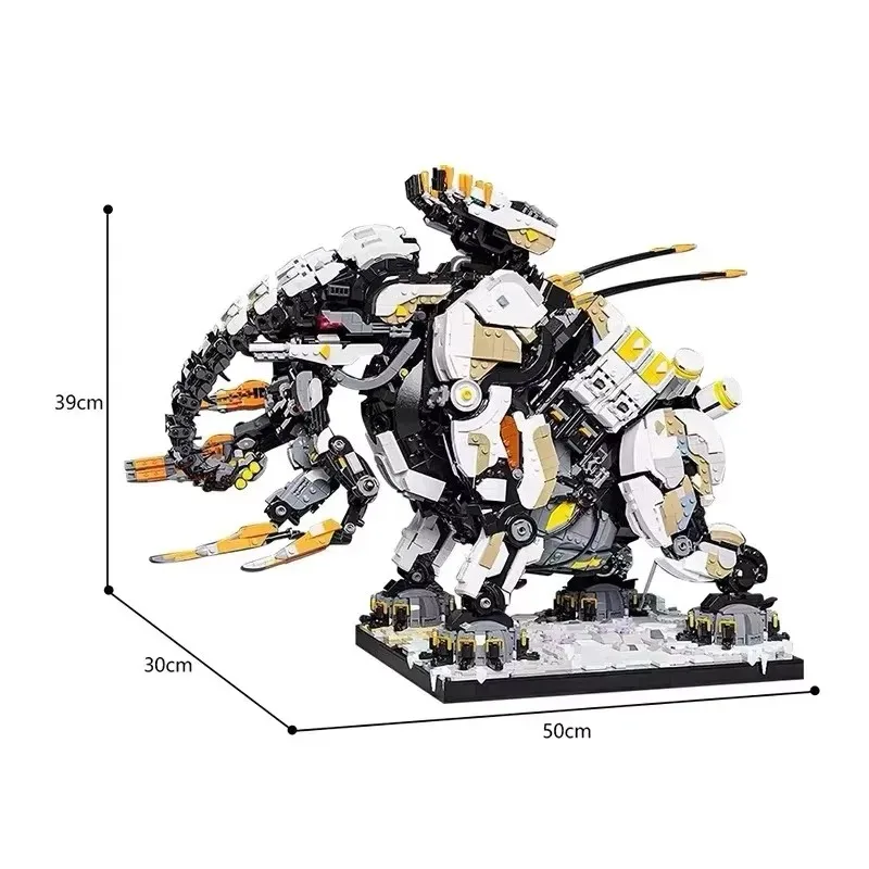 7981PCS MOC Horizon Dawn Thunders Zero Giant Lange Hals Bouwstenen Mecha Beest Tand Model Bricks Speelgoed Cadeau Voor Kid volwassen