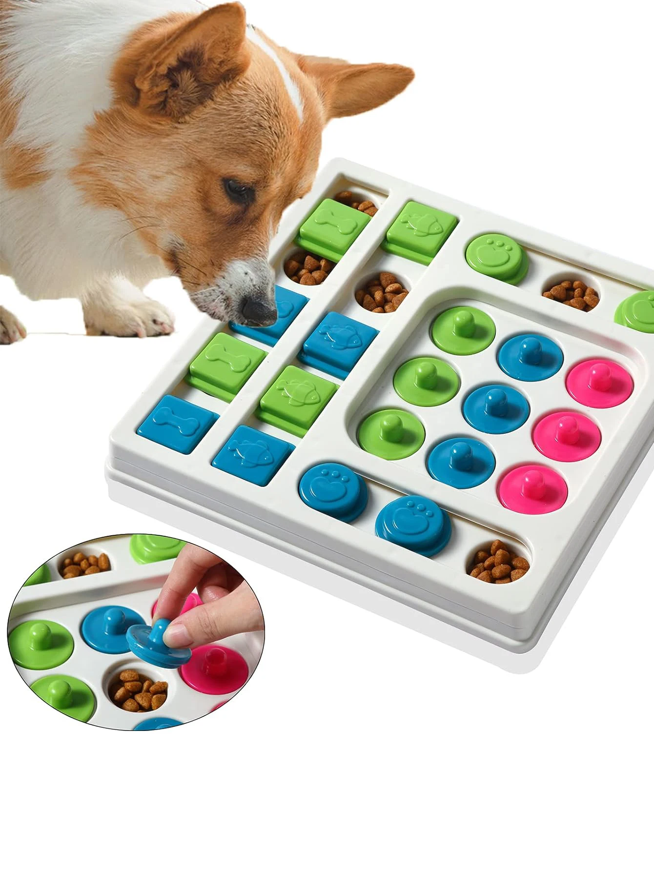 Dog Toys For Puppies , Interactive Dog Toys For Training , DogEnrichment Toys For Large Medium Small Smart Dogs , Pet Puzzles To