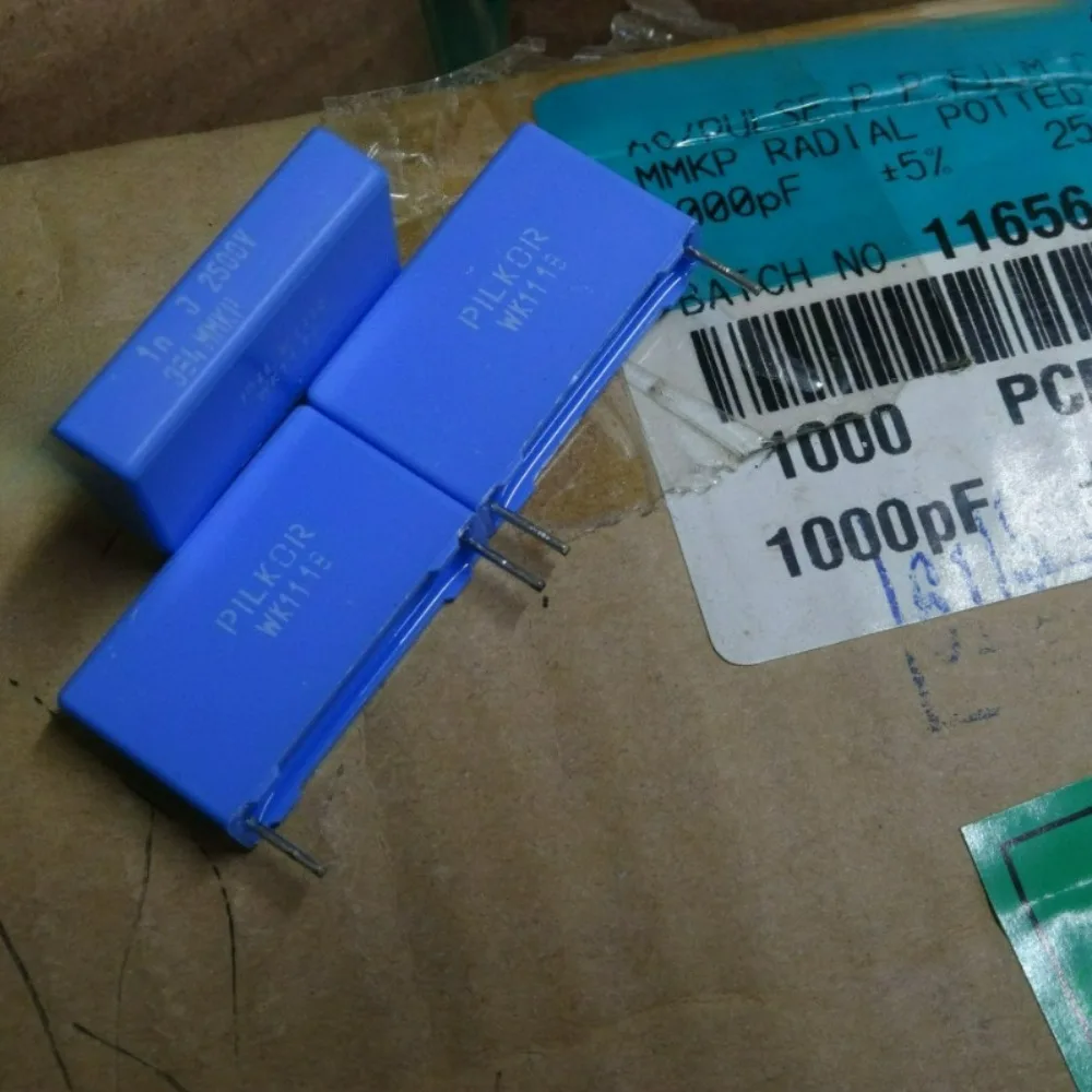 5pcs/lot MKP384 0.001uf 2500V 1.0nf 1000pf 1n0 102 J Brand New 22.5mm Film Capacitor PCMP38402102