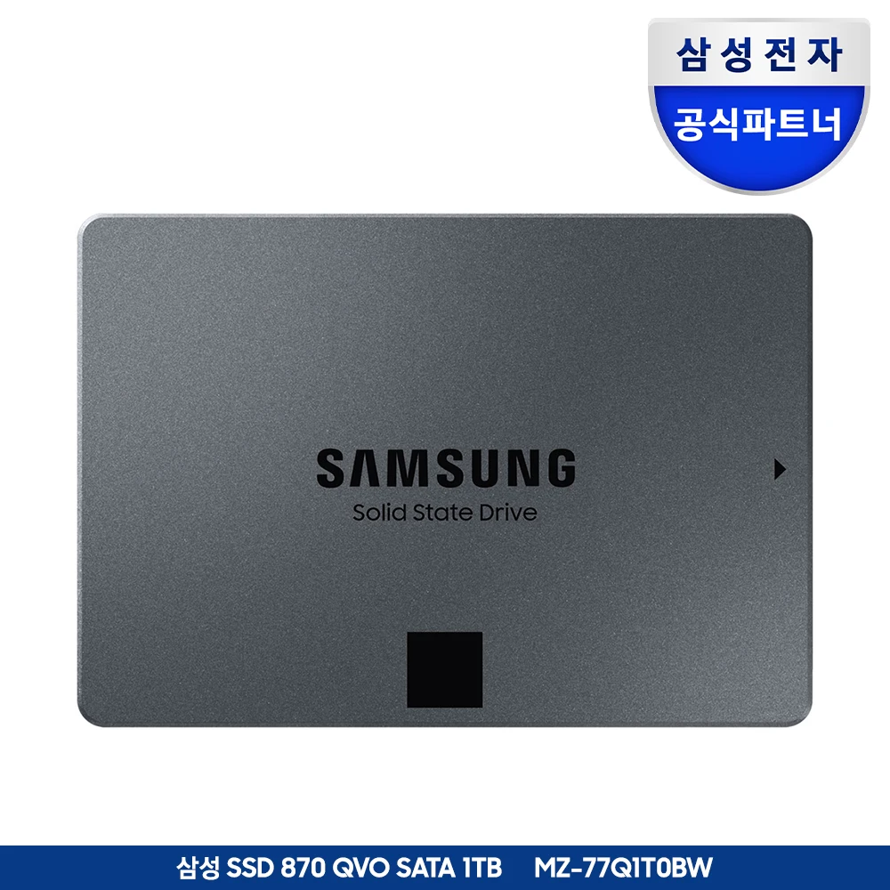 Samsung SSD QLC SSD 870 QVO 1TB MZ-77Q1T0BW official certification (genuine)