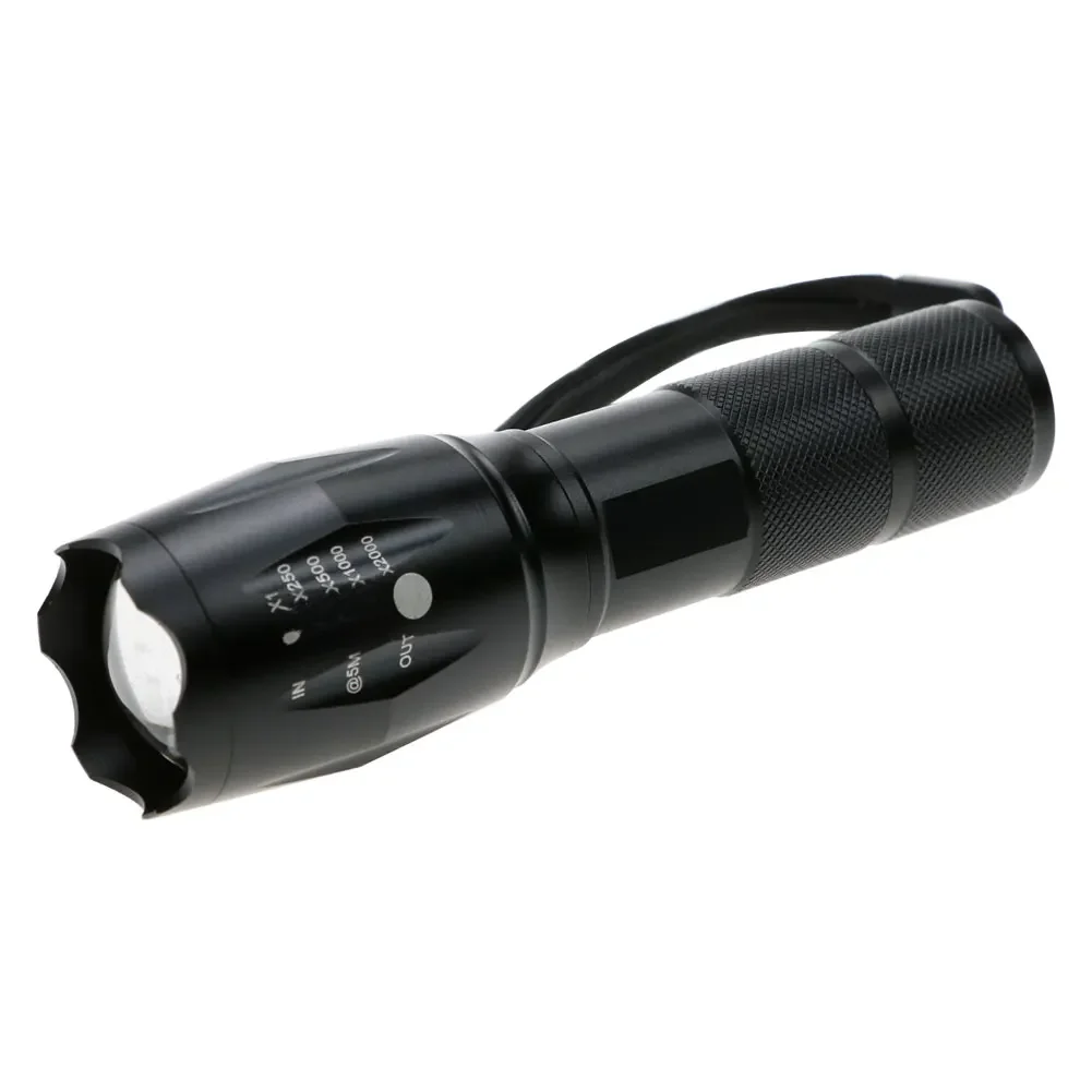AliExpress SZKOSTON XML T6 LED Flashlight Portable Telescopic Tactical Torch Lanterna Tactical Flashlight Zoomable Waterproof Outdoor Camping Bike