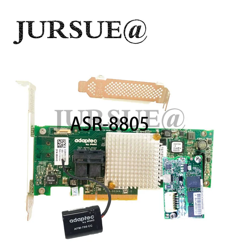 

ASR-8805 PCI-E 3.0 12Gb/s controller card+1G module AFM-700 battery