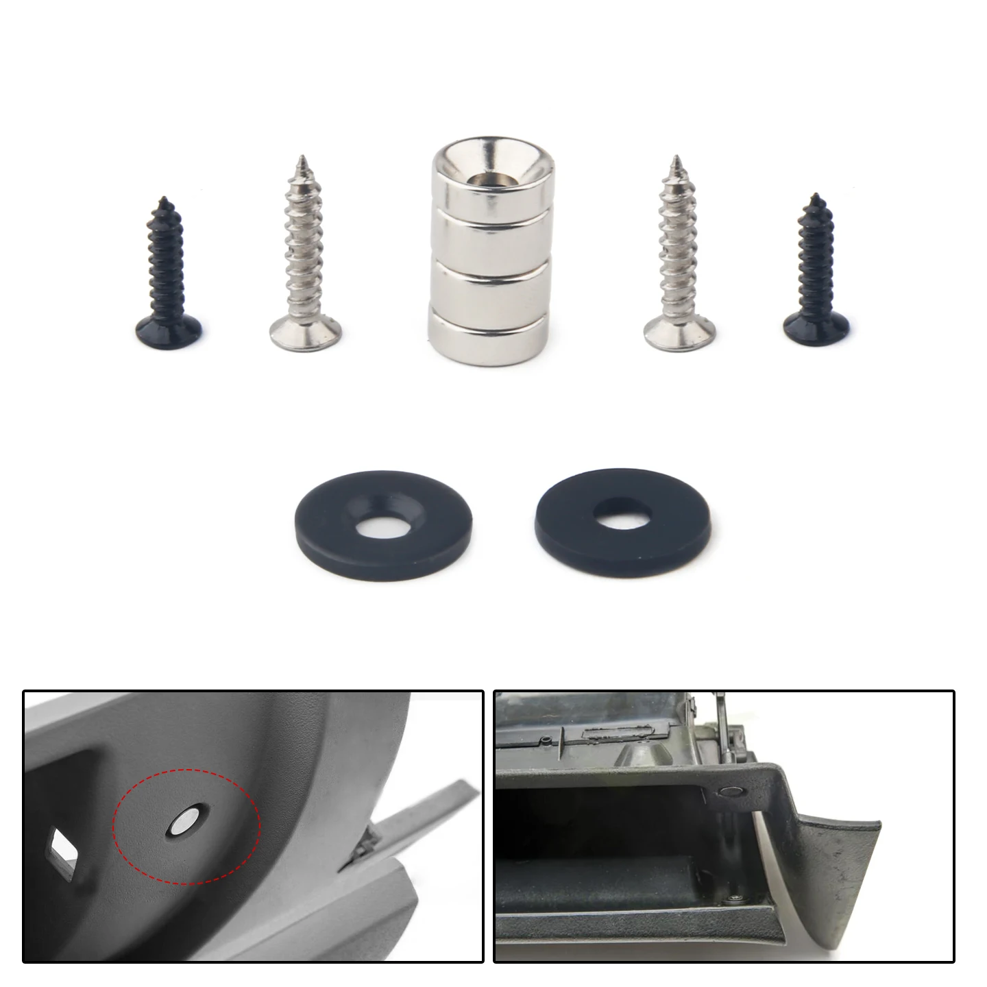 Car Glove Box Lid Cover Latching Repair Tool Accessory Fit for VW Golf MK4 1J/for New Beetle/for Bora A4 1J