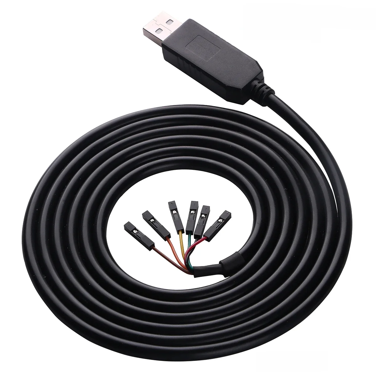 TTL-232R TTL na USB konwerter szeregowy układ FTDI UART 3.3V 5V Adapter poziomu EEPROM przepisz kabel do programowania — zdjęcie 2
