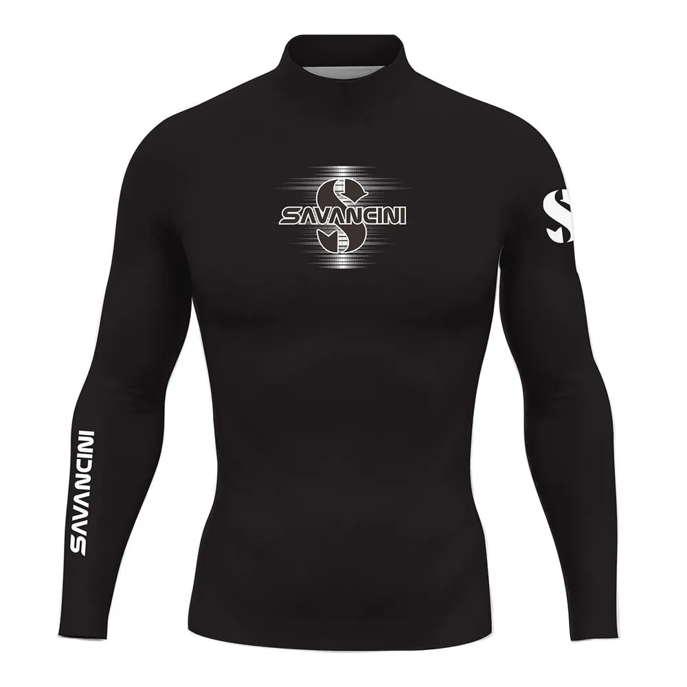 Rash Guard-Combinaison de surf à manches longues pour homme, maillot de bain, t-shirt, extérieur, plage, protection UV, collants Upf 50 +, vêtements