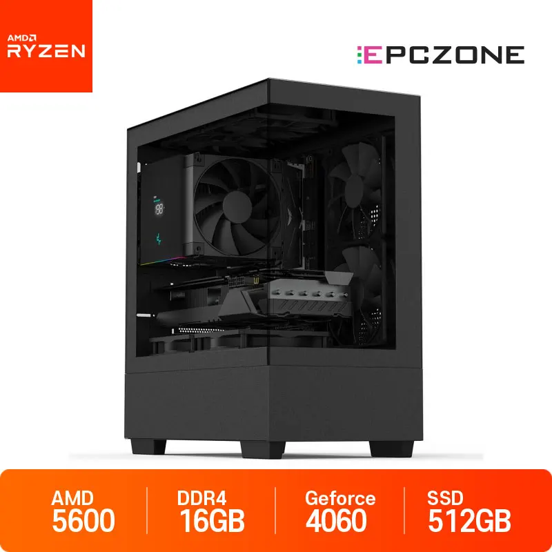 Ryzen 5 5600 _ RTX4060 8GB Computer body AMD Gaming Computer assembly PC