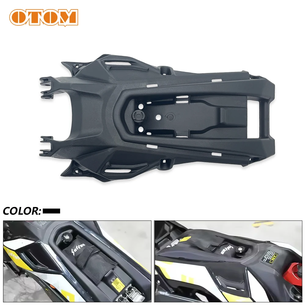 OTOM Motorcycle Battery Compartment Cover For Surron Ultra Bee PA6-GF30 Water Transfer Battery Lid Electric Off-road Dirt Bike