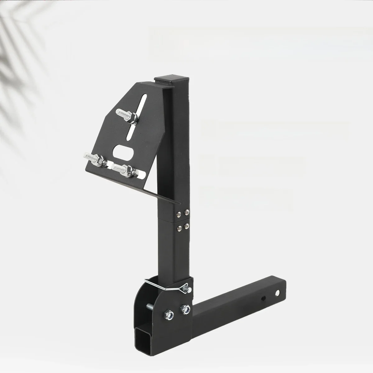 Attelage de remorque réglable, support de pneu de secours pour camion avec récepteur de 2 pouces pour roues de remorque à 4 et 5 et 6 cosses