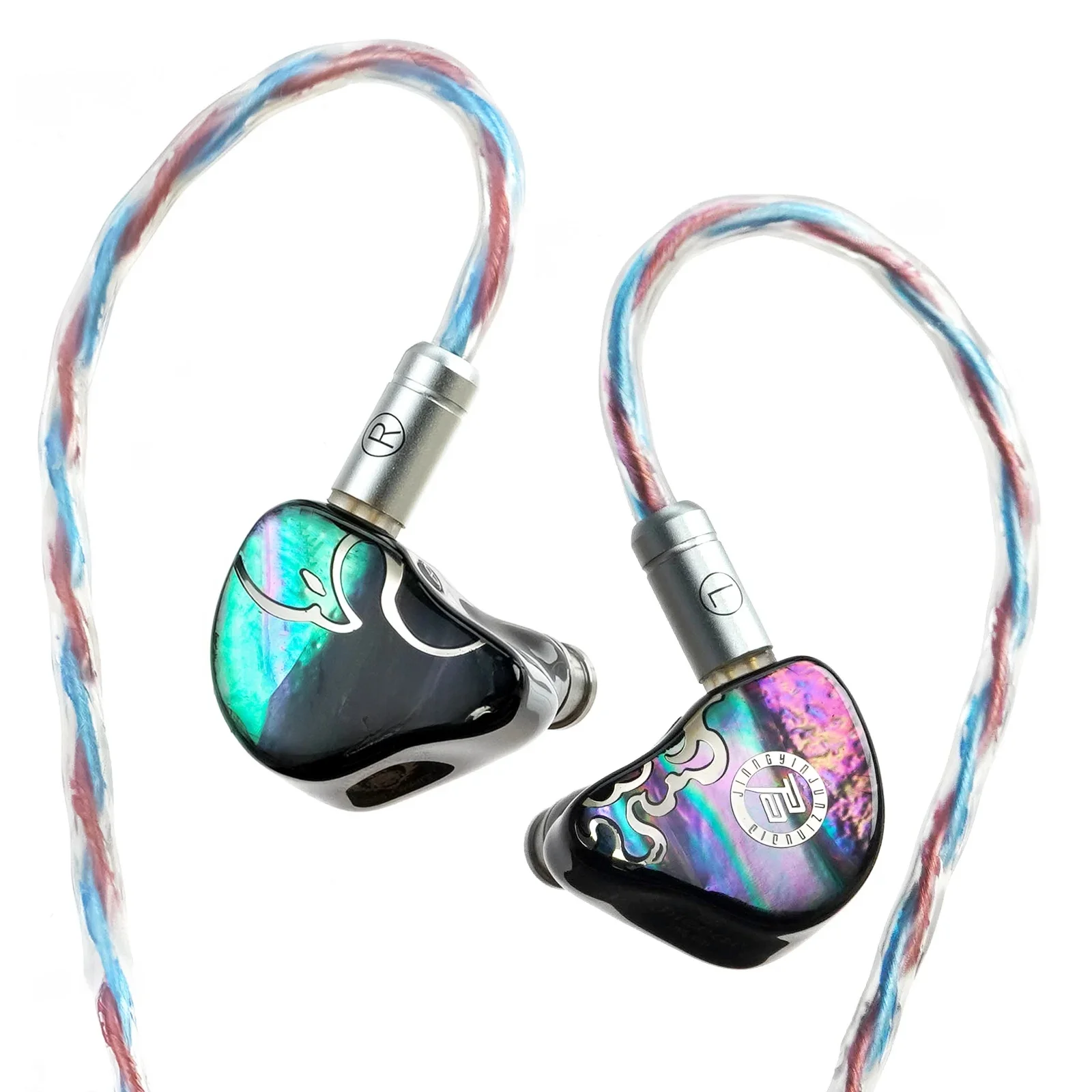 JUZEAR x Z critiques défiant 1DD + 3BA écouteurs intra-auriculaires hybrides casque HiFi croisé 3 voies avec câble de fiches remplaçables 3.5 + 4.4mm 6