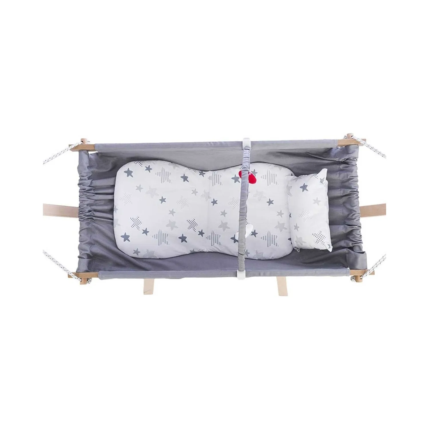 Hamac en bois de hêtre naturel pour bébé, lit-balançoire pour nouveau-né, lit lit Bedigny, support en bois, jeu de gymnastique, Turquie
