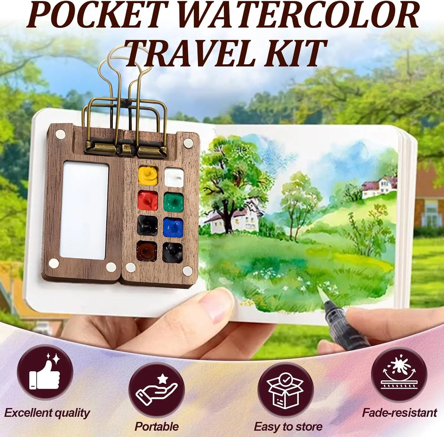 conjunto-de-3-pecas-paleta-portatil-de-aquarela-com-15-cores-grid-de-8-cores-e-clipe-bandeja-para-mistura-de-tintas-para-entusiastas-de-arte