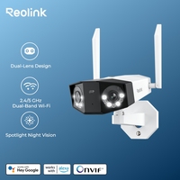 Reolink Dual Lens 4K 8MP WiFi Security Camera 5GHz/2.4GHz WiFi 180 Panorama Outdoor Smart Detection Home Video IP Camera