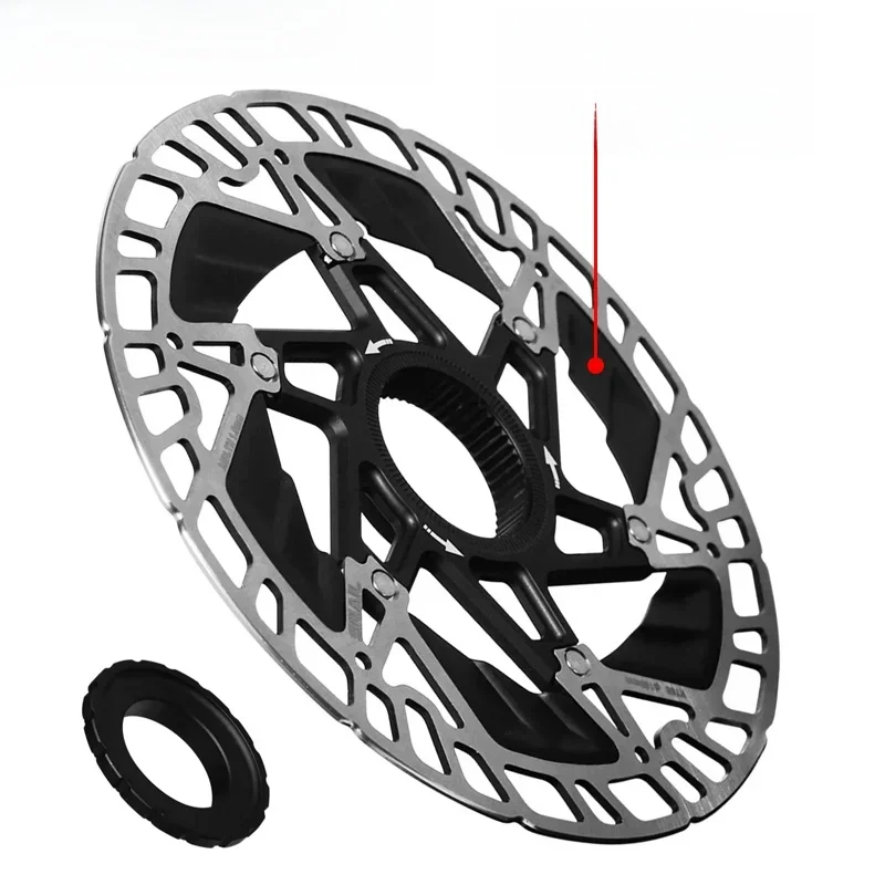 AliExpress BUCKLOS Bicycle Centerlock Disc Rotor Ultralight Bike Brake Rotors Heat Dissipation Floating Rotor Strong MTB Brake Disc 160mm