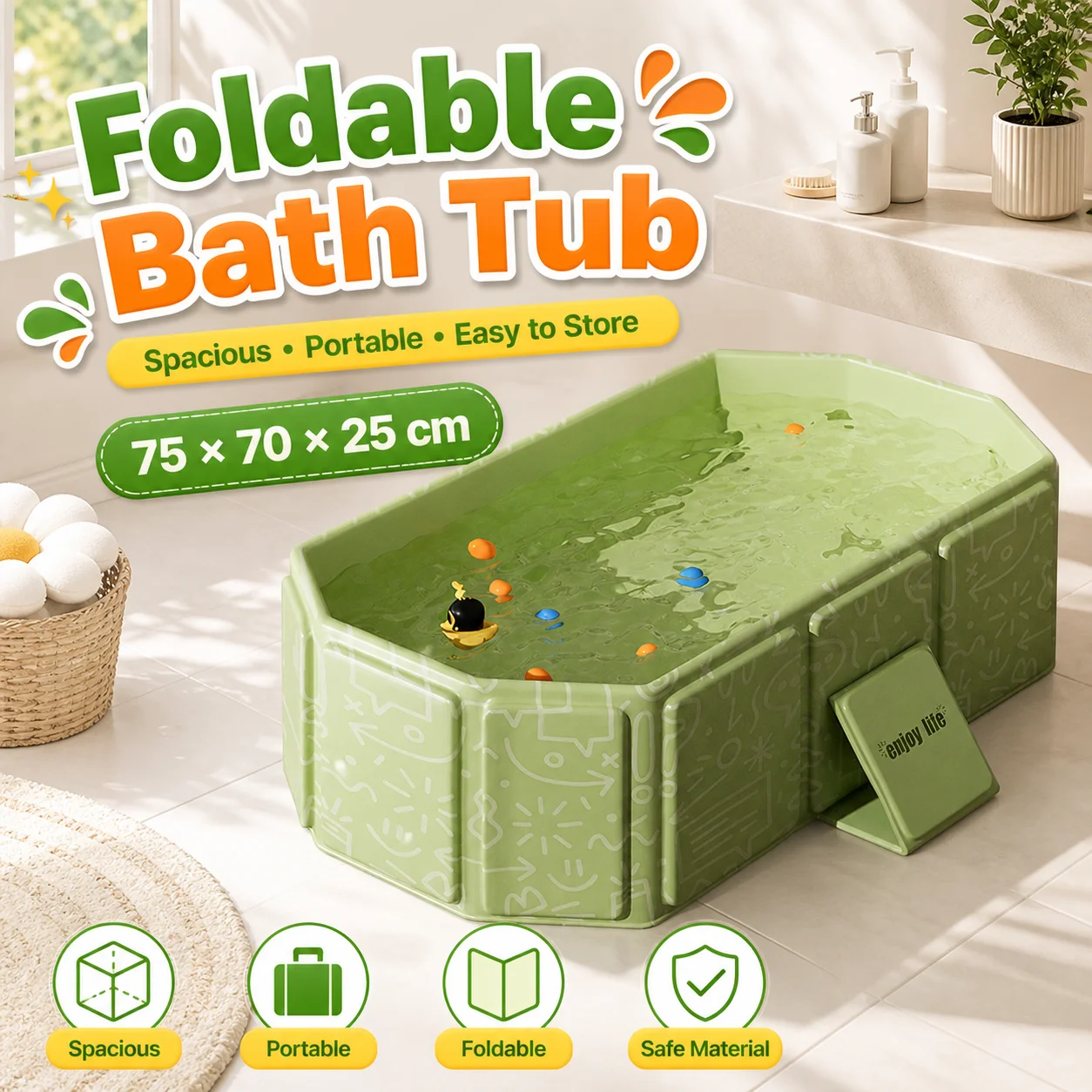 Thumbnail 2 - #11 Cheap Folding Bath Tubs Worth Buying