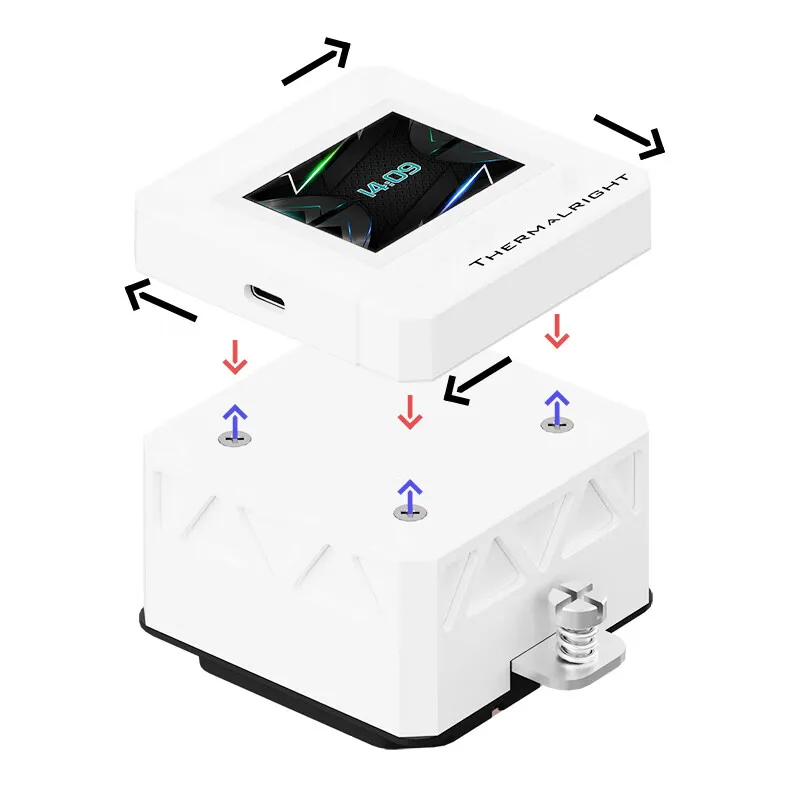 مشعاع تبريد المياه الكل في واحد من Thermalright FW 240 SE ARGB/دعم LGA1851/1700/115X/1200/AM5/AM4/2. بوصة شاشة LCD مغناطيسية #2