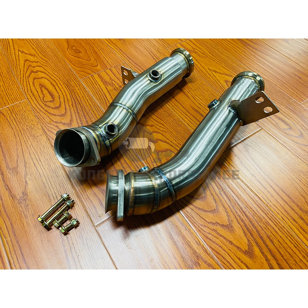 

KUNGFU PERFORMANCE 3.0'' Exhaust Downpipe FOR MERCEDES-BENZ W205 M276 C400 C450 C43 E43 E400 2017+ 3.0T