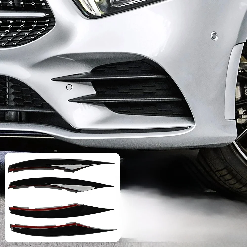 Listwy ozdobne przednich świateł przeciwmgielnych do Mercedes Benz Klasy A W177 V177 A180 A200 A220 A250 2019 - 2023, akcesoria samochodowe — zdjęcie 2